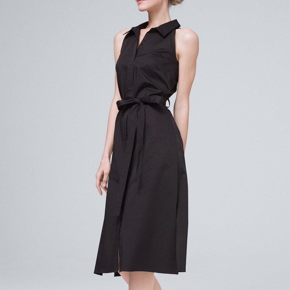 Donna Ricco New York cotton Poplin shirt dress